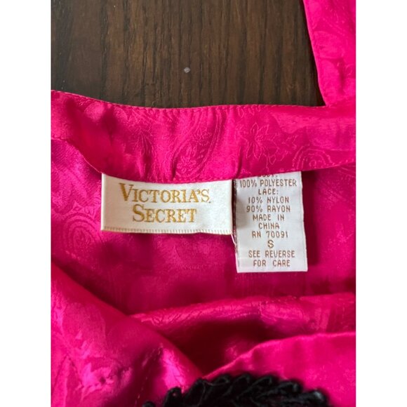 Victoria's Secret Gold Label Vintage Lace Embellished Chemise Lingerie 90s Small - Picture 9 of 9